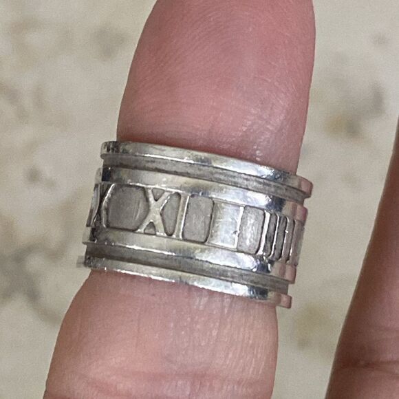 Tiffany Atlas 925 Sterling Silver 10mm Wide - Picture 6 of 9